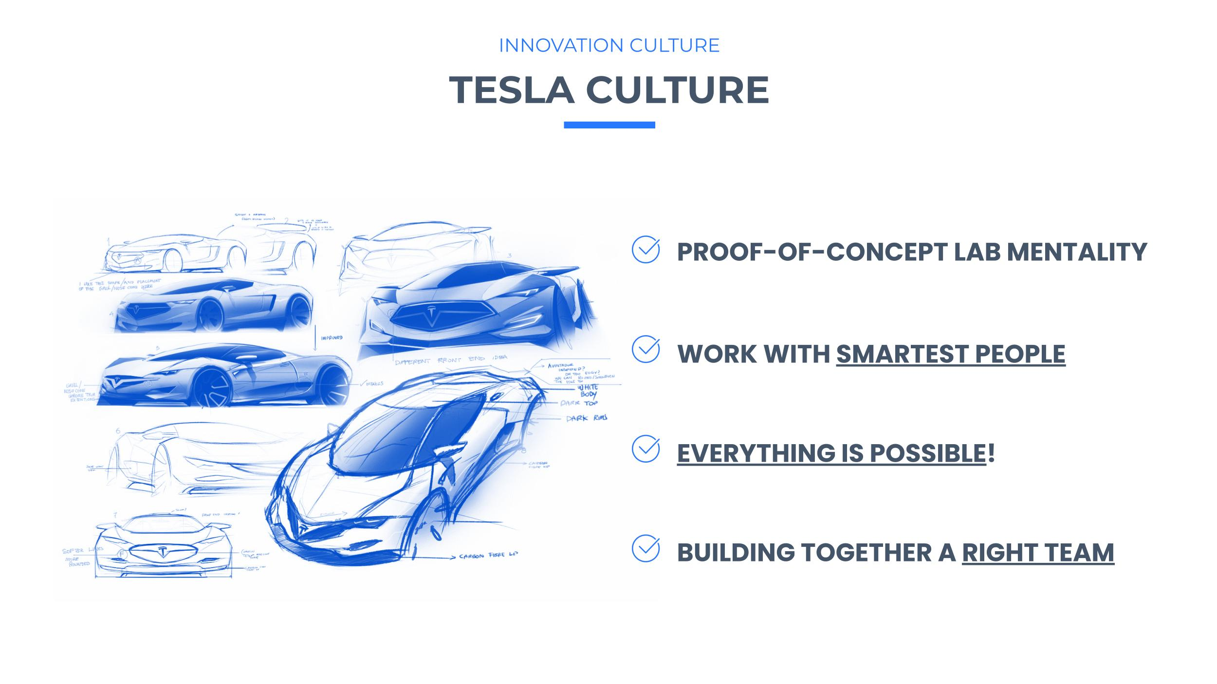 Teams in Tesla set "impossible" goals