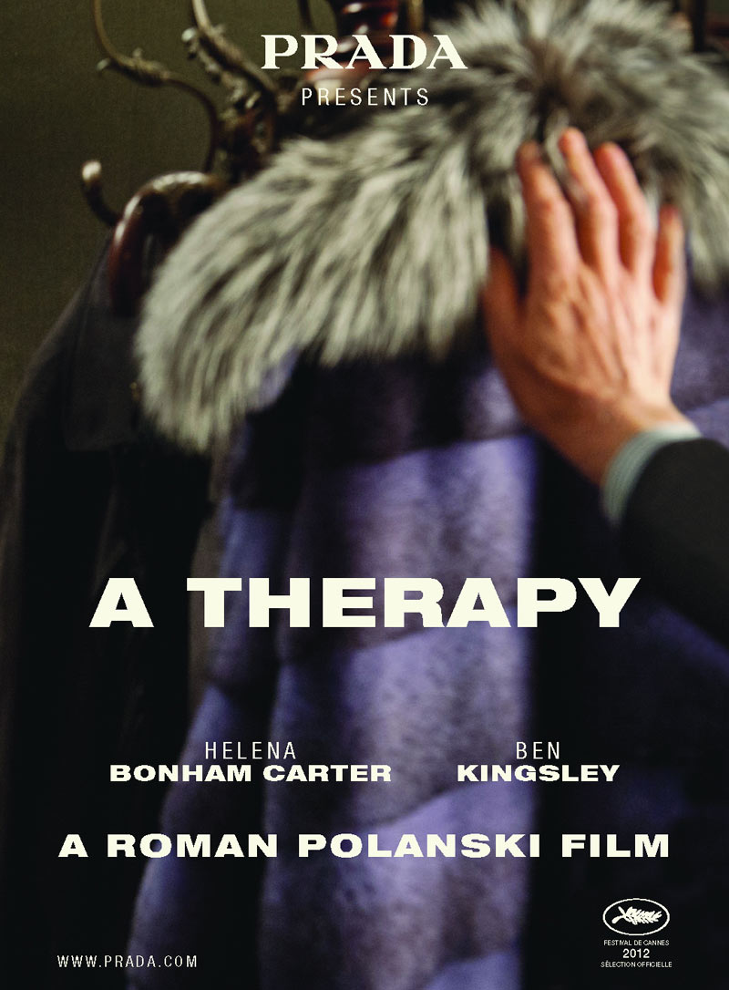 "A THERAPY" , short fashion film by Prada, directed by Roman Polanski, 2012.